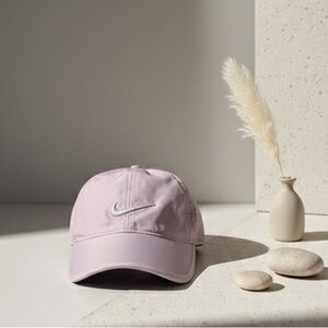 Nike Light Pink/Lilac Hat with Metallic Logo